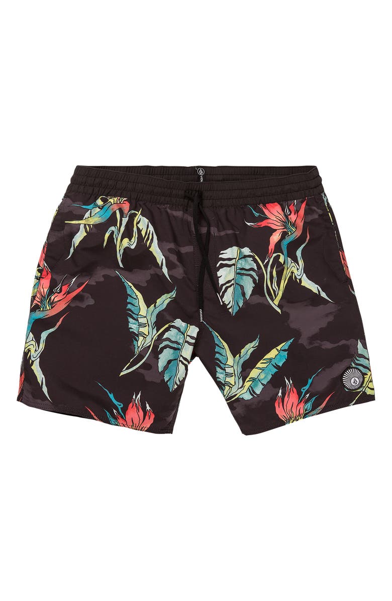 Volcom Men's Beach Bunch Swim Trunks Black Size Small