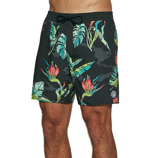 Volcom Men's Beach Bunch Swim Trunks Black Size Small