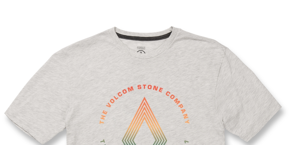Volcom Men's Horizon Short Sleeves T-shirt White Size XX-Large