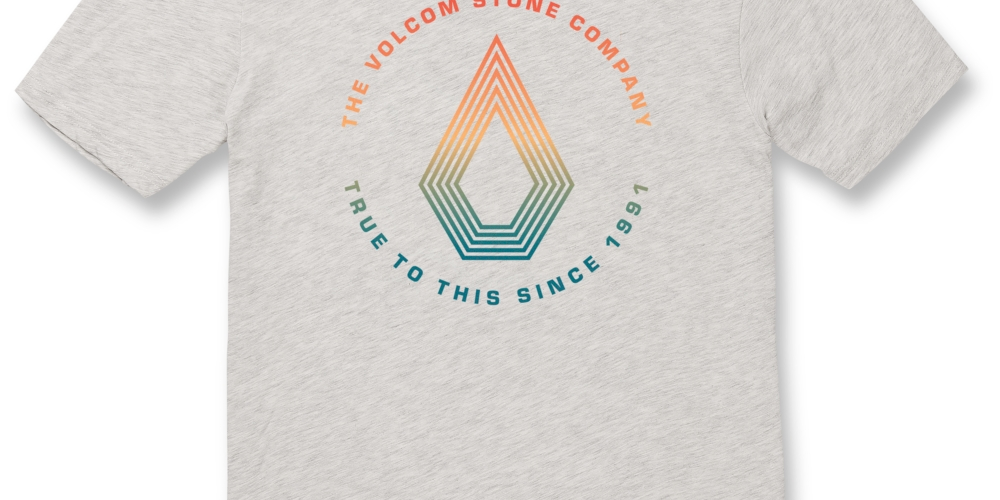 Volcom Men's Horizon Short Sleeves T-shirt White Size XX-Large