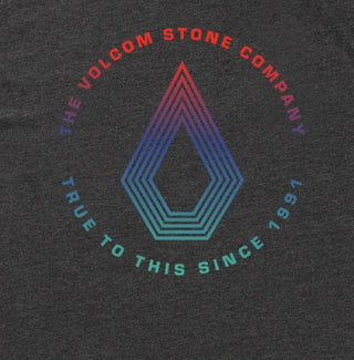 Volcom Men's Horizon Short Sleeves T-Shirt Gray Size Medium