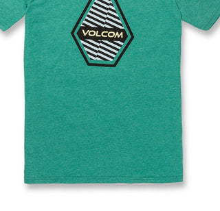Volcom Men's Interference Short Sleeves T-Shirt Green Size XX-Large