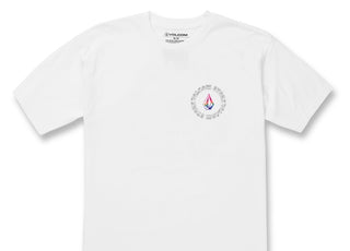 Volcom Men's Star Shields Short Sleeves T-Shirt White Size Large
