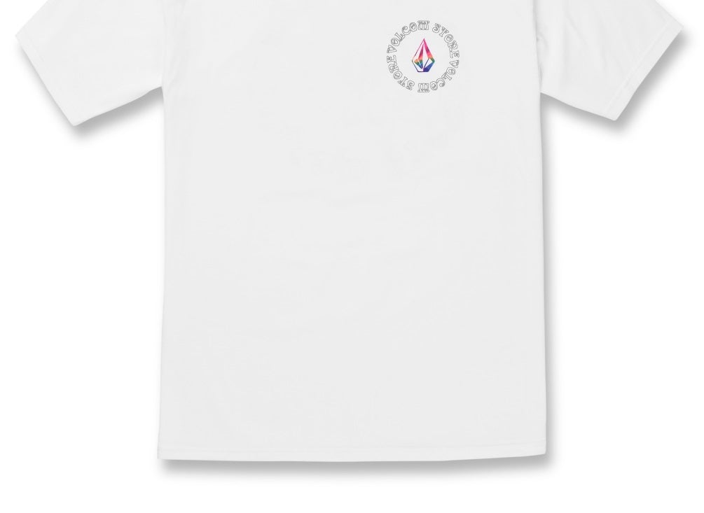 Volcom Men's Star Shields Short Sleeves T-Shirt White Size Large