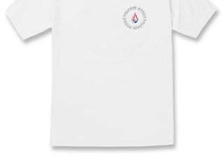 Volcom Men's Star Shields Short Sleeves T-Shirt White Size Large