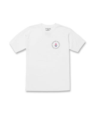 Volcom Men's Star Shields Short Sleeves T-Shirt White Size Large