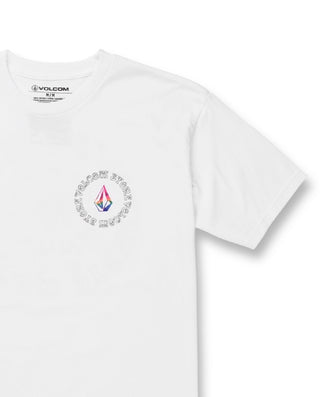 Volcom Men's Star Shields Short Sleeves T-Shirt White Size XX-Large