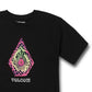 Volcom Men's Star Shields Stone Short Sleeves T-Shirt Black Size XX-Large