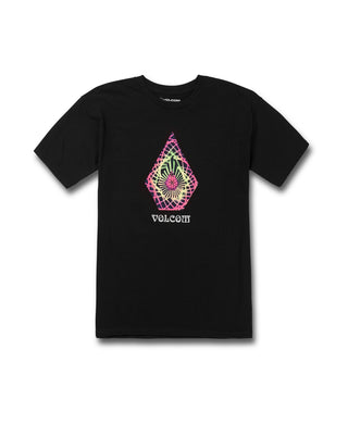 Volcom Men's Star Shields Stone Short Sleeves T-Shirt Black Size XX-Large