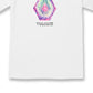 Volcom Men's Star Shields Stone Graphic Tee White Size Medium