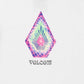Volcom Men's Star Shields Stone Graphic Tee White Size Large