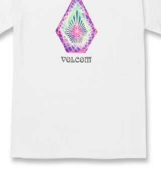 Volcom Men's Star Shields Stone Graphic Tee White Size X-Large