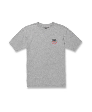 Volcom Men's Winged Beast Short Sleeves T-Shirt Gray Size Large