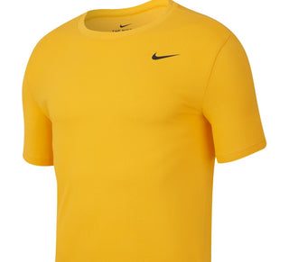 Nike Men's Dri Fit Training T-Shirt Yellow Size Small