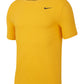 Nike Men's Dri Fit Training T-Shirt Yellow Size Small