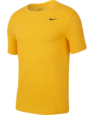 Nike Men's Dri Fit Training T-Shirt Yellow Size Small