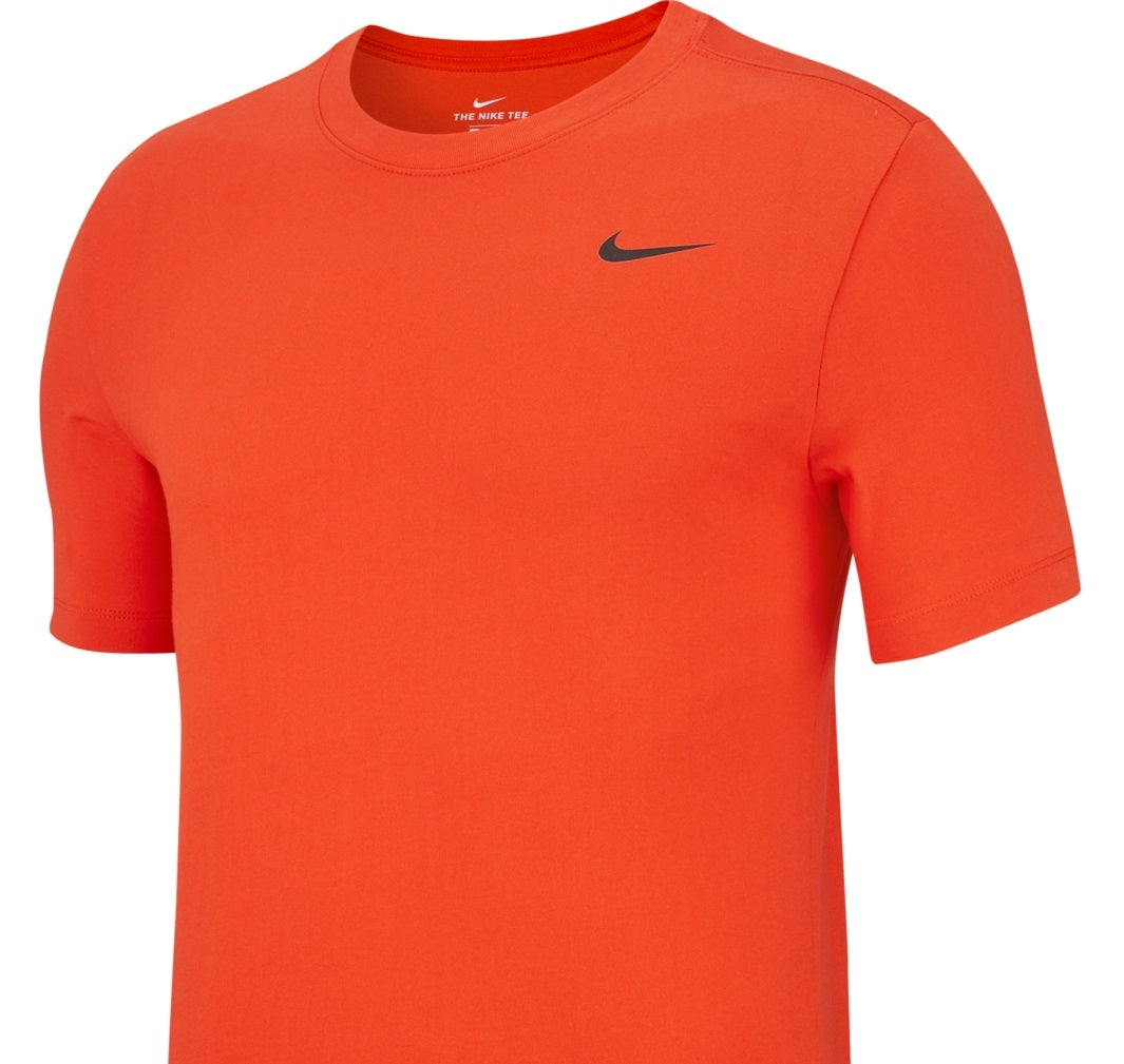 Nike Men's Dri Fit Training T-Shirt Orange Size Large