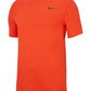Nike Men's Dri Fit Training T-Shirt Orange Size Large