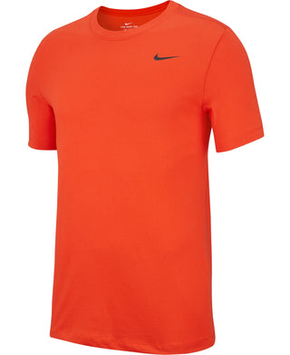 Nike Men's Dri Fit Training T-Shirt Orange Size Large