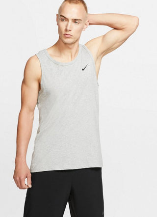 Nike Men's Dri-Fit Training Tank Top Gray Size XL