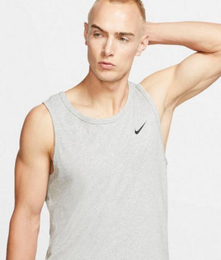 Nike Men's Dri-Fit Training Tank Top Gray Size XL