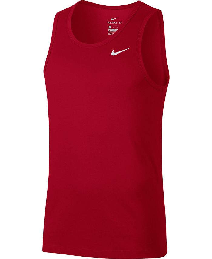 Nike Men's Dri Fit Training Tank Top Red Size XX-Large