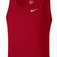 Nike Men's Dri Fit Training Tank Top Red Size XX-Large