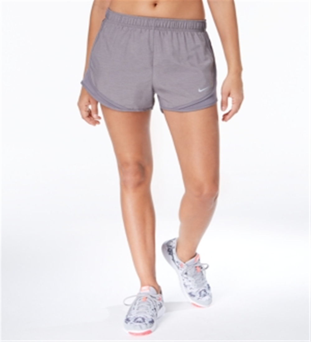 Nike Women's Dri Fit Tempo Running Shorts Gray Size XX-Large