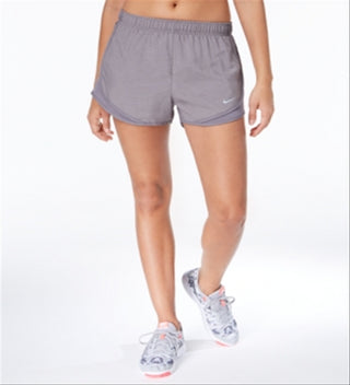 Nike Women's Dri Fit Tempo Running Shorts Gray Size XX-Large