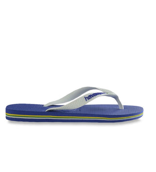 Havaianas Men's Brazil Logo Flip Flop Blue Size 9.5