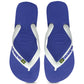 Havaianas Men's Brazil Logo Flip Flop Blue Size 9.5