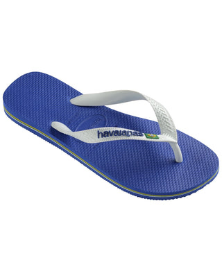 Havaianas Men's Brazil Logo Flip Flop Blue Size 9.5