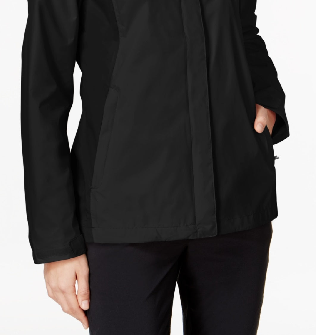 Columbia Women's Omni Tech Arcadia Ii Rain Jacket Black Size Large