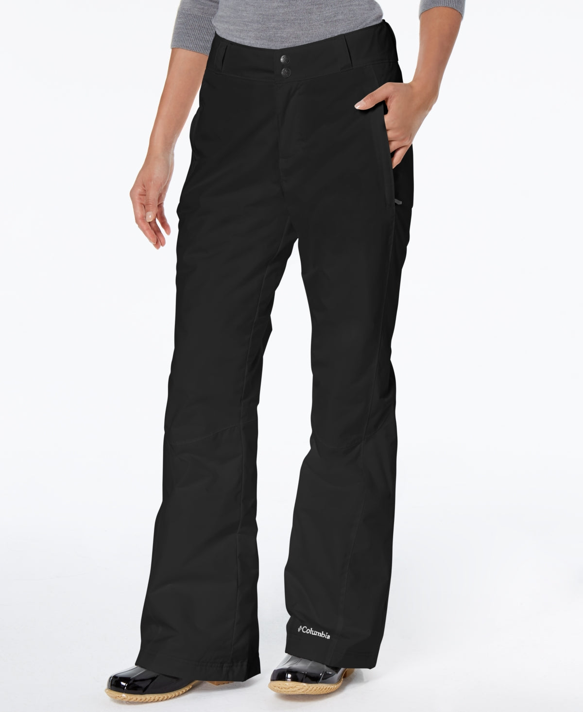 Columbia Women's Modern Mountain Internal Gaiter Snow Pants Black Size Small