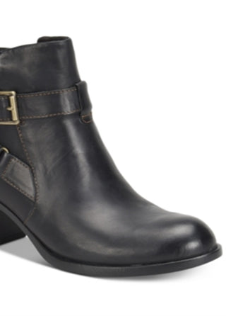 B.O.C. Women's Shea Leather Booties Black Size 8.5 M