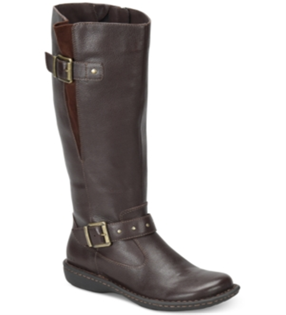B.O.C Women's Austin Closed Toe Over Knee Fashion Boots Brown Size 9