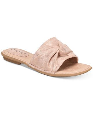 B.O.C. Women's Hayley Flats Slide Sandals Pink Size 8 M