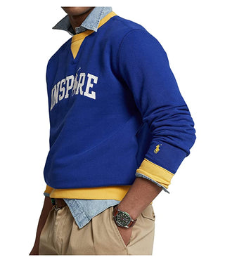 Polo Ralph Lauren Men's Fleece Sweatshirt Blue Size X-Large