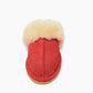 Minnetonka Women's Genuine Sheepskin Slipper Red Size 10 M