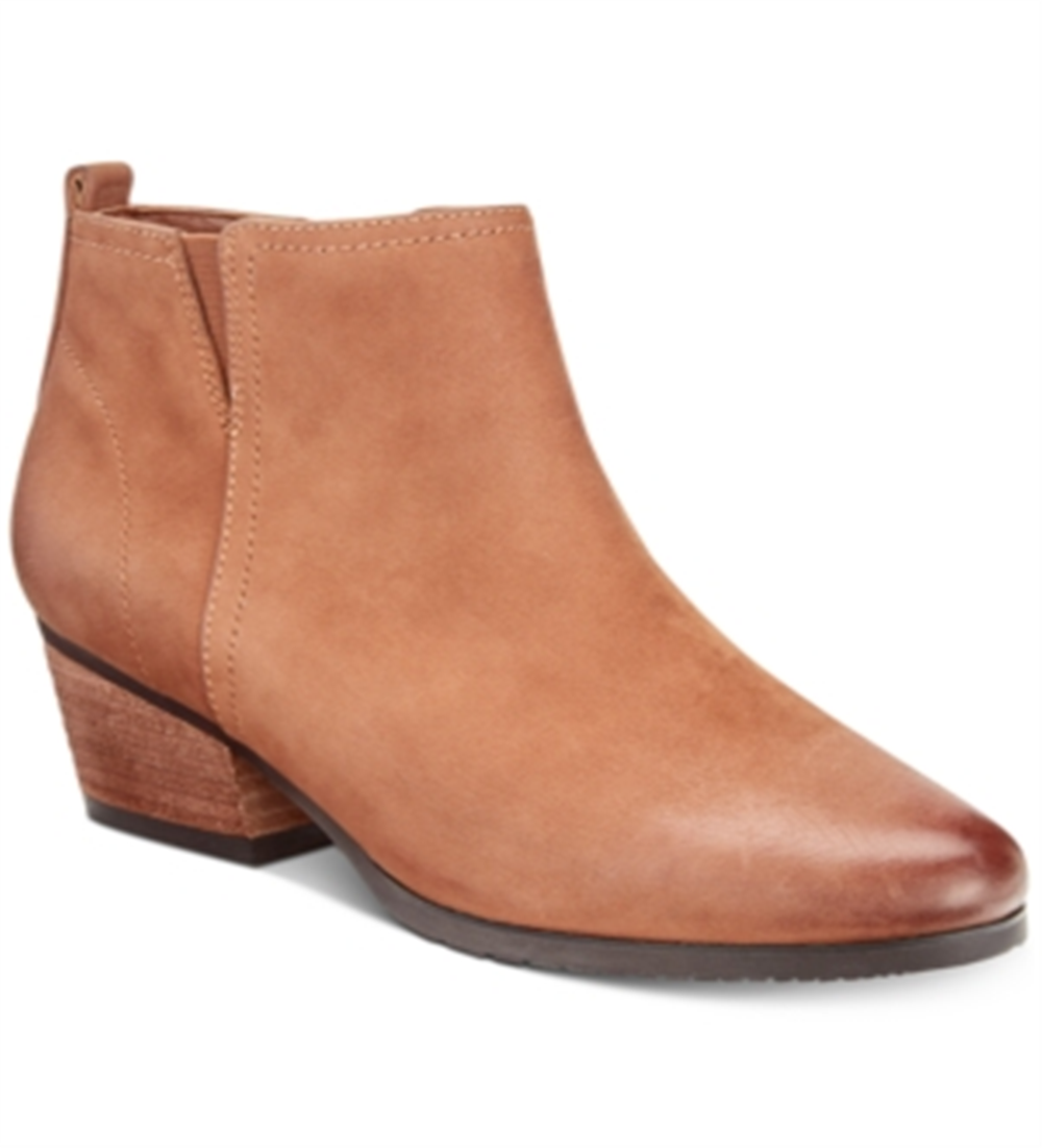 Aqua College Women's Isla Suede Waterproof Ankle Boots Brown Size 10 M