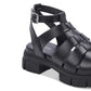 Aqua Women's Hannah Waterproof Sandals Black Size 8
