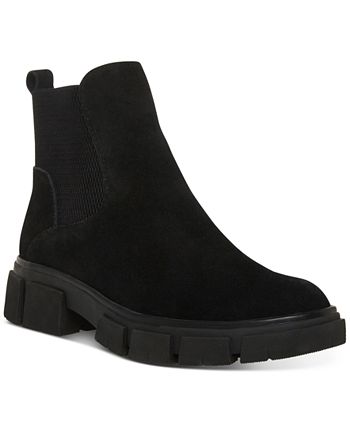 Aqua College Women's Priya Chelsea Boots Black Size 7.5 M