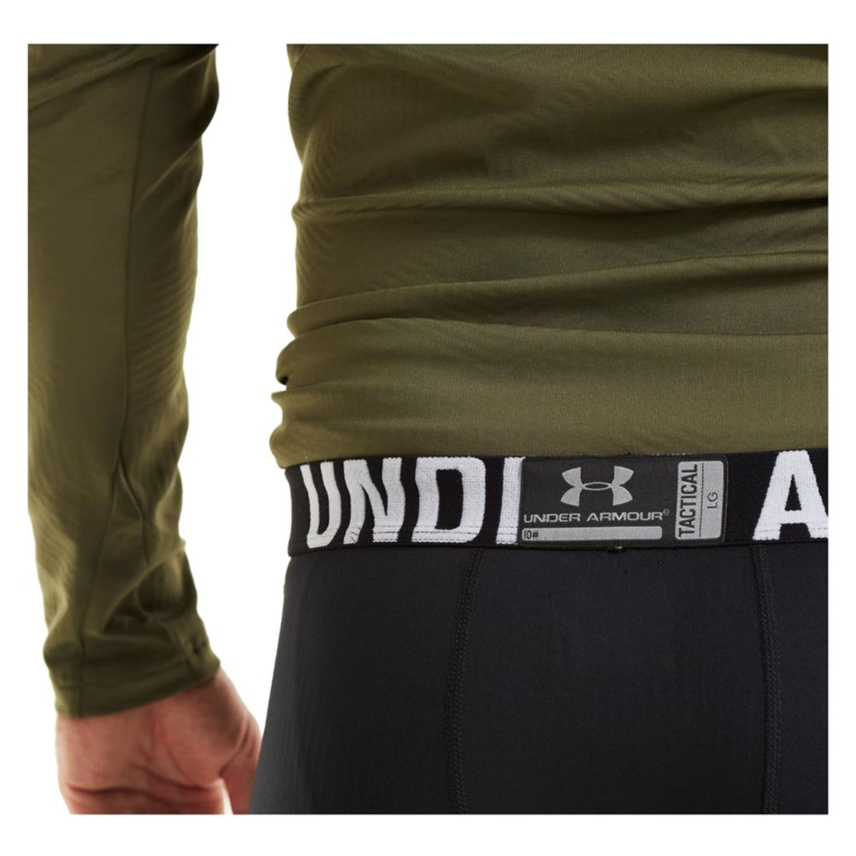 Under Armour Men's Infrared Tactical Fitted Leggings Black Size Large