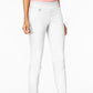 Alfani Women's Tummy Control Pull On Skinny Pants White Size 4