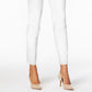 Alfani Women's Tummy Control Pull On Skinny Pants White Size 4