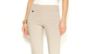 Alfani Women's Essential Pull On With Tummy Control Capri Beige Size 6