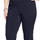 Alfani Women's Tummy Control Capri Pants Blue Size 16W