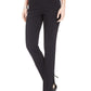 JM Collection Women's Studded Pull On Tummy Control Pants Black Size Small