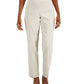 JM Collection Women's Studded Pull On Pants Short Beige Size Petite Small
