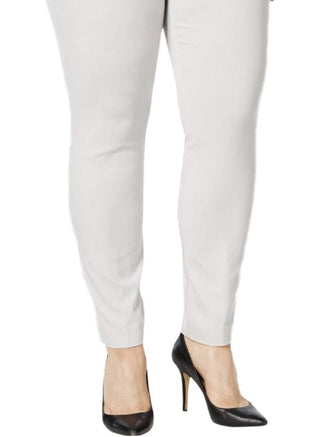 Alfani Women's Plus Tummy Control Pull On Skinny Pants Brown Size 20W